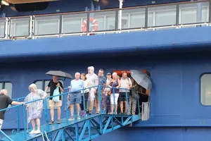 HCMC welcomes luxury cruise liner with nearly 3,000 international visitors on December 4. (Photo: SGGP)