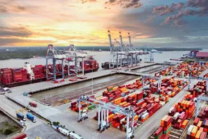 Cai Mep International Terminal (CMIT) reports a total handling volume exceeding 2 million TEUs. (Photo: SGGP)