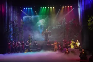 The play titled "King Tran Nhan Tong" is set to officially premiere on the evenings of December 20, 21, and 28 at the Central Circus Theater in Hanoi.