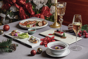 该节庆菜单将于本月23日至明年1月1日供应。