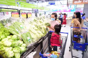 Giá rau củ tại Co.opmart được giữ ổn định