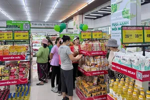 Cửa hàng Co.op Food hút khách nhờ vị trí thuận tiện, gần khu dân cư