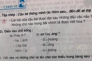 Làm bài tập ngay trên sách giáo khoa