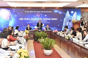  Hội thảo Giáo dục thông minh tại TPHCM. Ảnh: VIỆT DŨNG