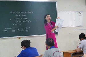 Học sinh tham gia Kỳ thi tốt nghiệp THPT năm 2024 tại TPHCM. Ảnh minh họa