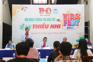 Họp báo về Lễ hội Thiếu nhi (Kids Fest) năm 2023. Ảnh: CTV 