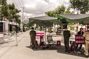 Một nơi bị phong tỏa ở Trà Vinh