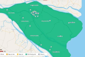 Toàn tỉnh Bến Tre đã trở thành ''vùng xanh''
