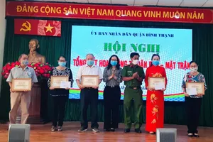 Biểu dương tổ dân phố - mặt trận tiêu biểu