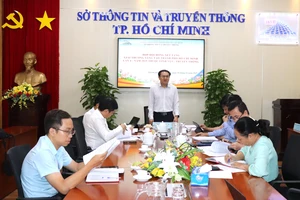 Hội đồng xét tặng Giải thưởng Sáng tạo TPHCM lần 4, năm 2025, lĩnh vực 4 (Truyền thông) họp, đánh giá và chấm điểm vòng 1. Ảnh: THÁI PHƯƠNG