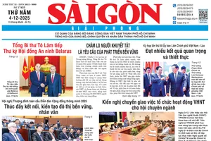 Báo Sài Gòn Giải Phóng ngày 04/12/2025