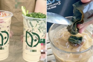 社交网上出现各种各样的奇怪饮食潮流，例如：葱奶茶、皮蛋咖啡等。