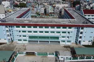 在新学年投入使用的平新郡平治东Ｂ初中学校。