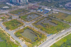 守添都市区将拍卖的４块地皮。