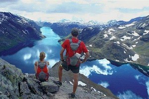 挪威美丽的自然美景。