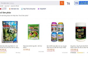 用于制造鞭炮的化学品打着肥料名号在电商平台上出售。