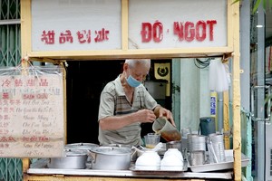 森叔的糖水车。