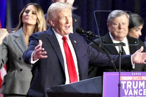 特朗普取得压倒性胜利。