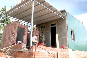 德农省数百间房屋已获修葺、重建。