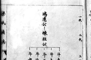 广西博白梁锡支系。