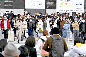 日本流感肆虐超过警报水平