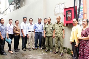 向贡献良多之街区干部答谢