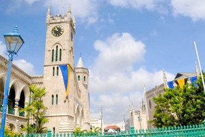 巴巴多斯的首都布里奇敦。