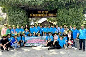 督促与激发党员生活理想的溯源之旅已成为第七郡新顺工业区越南Juki有限责任公司党支部年度活动之一。