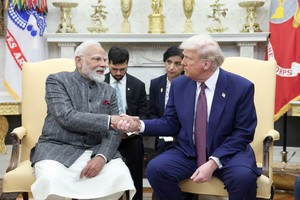 特朗普与印度总理莫迪在白宫会晤