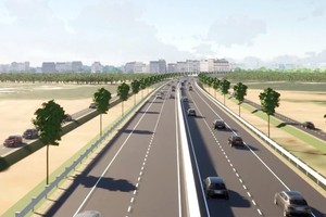 环市四路配景图。