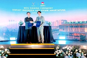 VinFast 与 Amarta 合作扩展在印尼门店网络