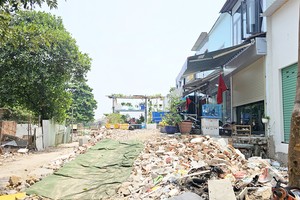 旧邑郡第五坊若干住房已拆除并移交场地给穿心涌项目。