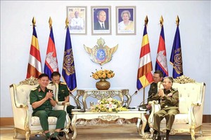 柬埔寨重视发展与越南的防务合作关系