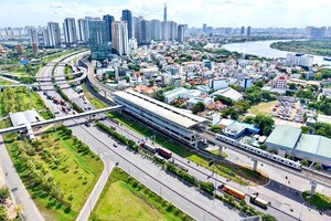 胡志明市决心在未来10年实现355公里都市地铁建设。