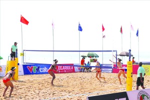 2025年亚洲女子沙滩排球锦标赛开赛