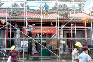 福建霞漳会馆第二阶段修缮工程动工