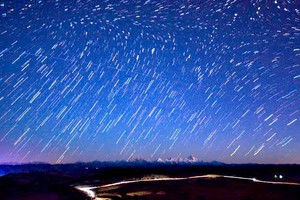 亚利桑那州大峡谷国家公园夜空的星星。