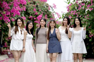 芽庄簕杜鹃花街。