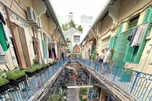 华人古巷也是堤岸坊的一大特色。图为国内外游客著名打卡点 ─ 豪仕坊。