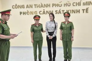 Cơ quan Cảnh sát điều tra Công an TPHCM khởi tố vụ án, khởi tố bị can và thi hành lệnh bắt bị can để tạm giam đối với Trương Ngọc Ánh