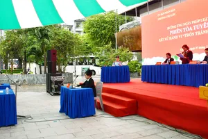 Tuyên truyền pháp luật qua phiên tòa giả định