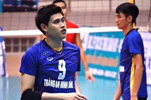 Chủ công Nguyễn Văn Đa tiếp tục khoác áo Tràng An Ninh Bình. Ảnh: THIÊN HOÀNG