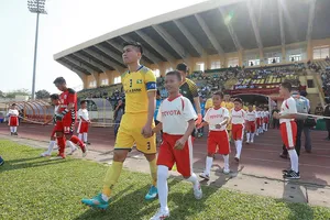 Các cầu thủ nhí tham gia Trại hè Toyota luôn có cơ hội "ra sân" ở AFC Cup.