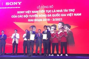 Sony tiếp tục đồng hành cùng các đội tuyển Việt Nam giai đoạn 2019-2021.