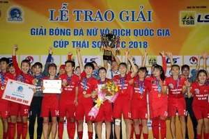 Đội Hà Nam vô địch quốc gia 2018. Ảnh: ANH TRẦN