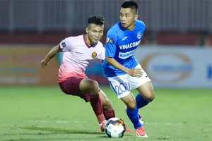 Sài Gòn FC chật vật giành 1 điểm trên sân nhà. Ảnh: DŨNG PHƯƠNG