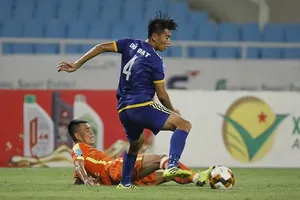 Bình Định đã thắng Phù Đổng trên sân khách ở trận lượt đi. Ảnh: MINH HOÀNG