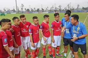 Phố Hiến liệu có tân dụng cơ hội đá sân nhà để giành 3 điểm ở vòng 16? Ảnh: MINH HOÀNG