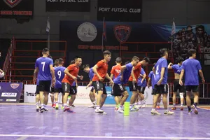 Tháii Sơn Nam trở lại sân tập vào ngày 1-8. Ảnh: ANH TRẦN