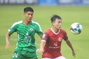 Thua Phố Hiến, Phù Đổng tiếp tục chôn chân ở cuối bảng. Ảnh: MINH HOÀNG